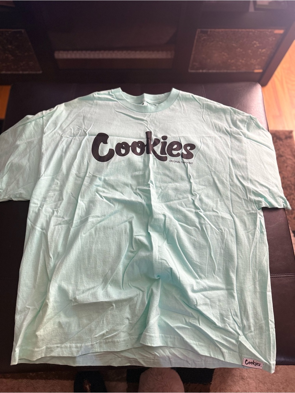 Cookies Logo Tee in Mint Green